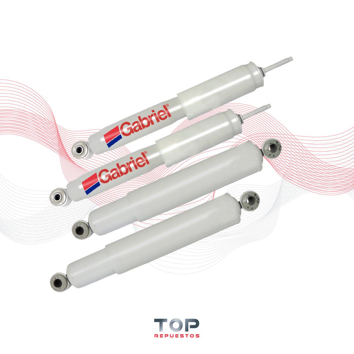 GENERICO - Juego 4 Amortiguadores  Chevrolet D-max 4wd 05/14