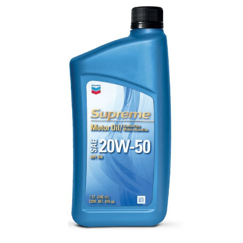 GENERICO - Aceite Chevron 20w50 1 Lt Supreme Mo Sn Mineral Gasolina