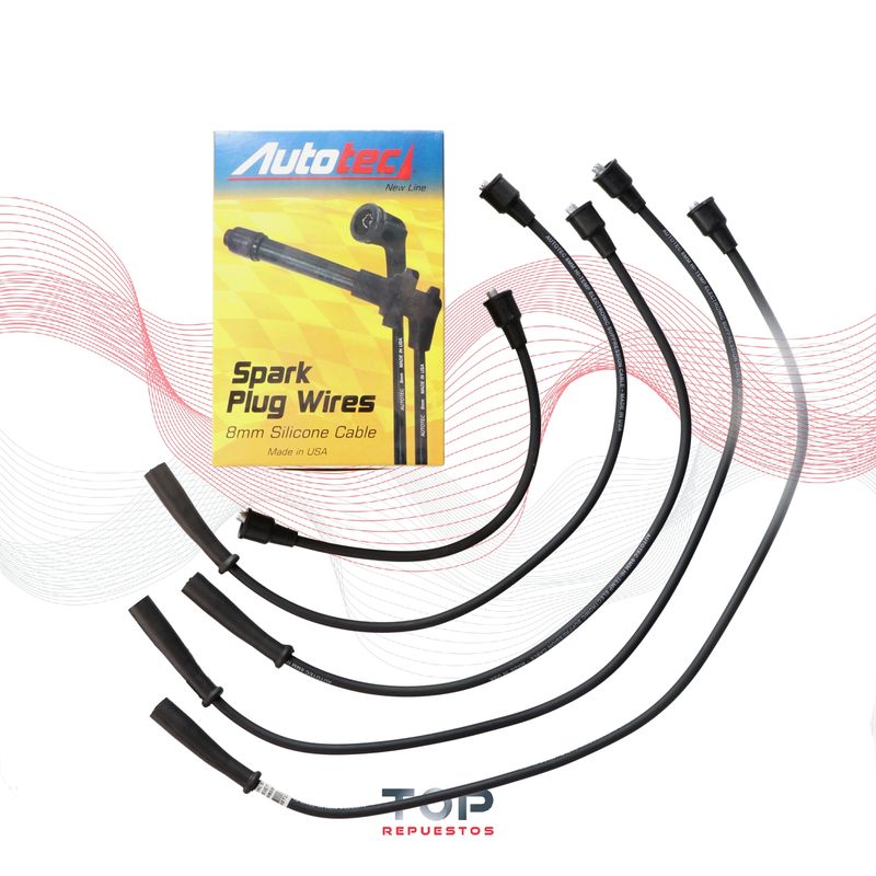 GENERICO - Cables De Bujia Chevrolet Chevy 500 1.6 8 Val 87/93