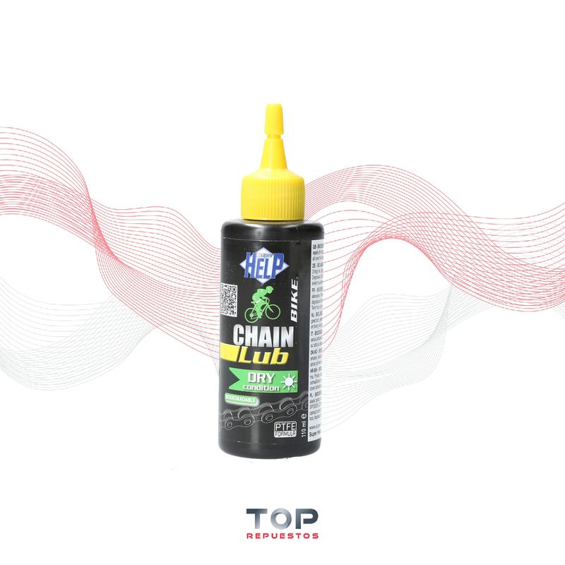GENERICO - Lubricante De Cadena Para Bicicleta Dry Super Help 110ml
