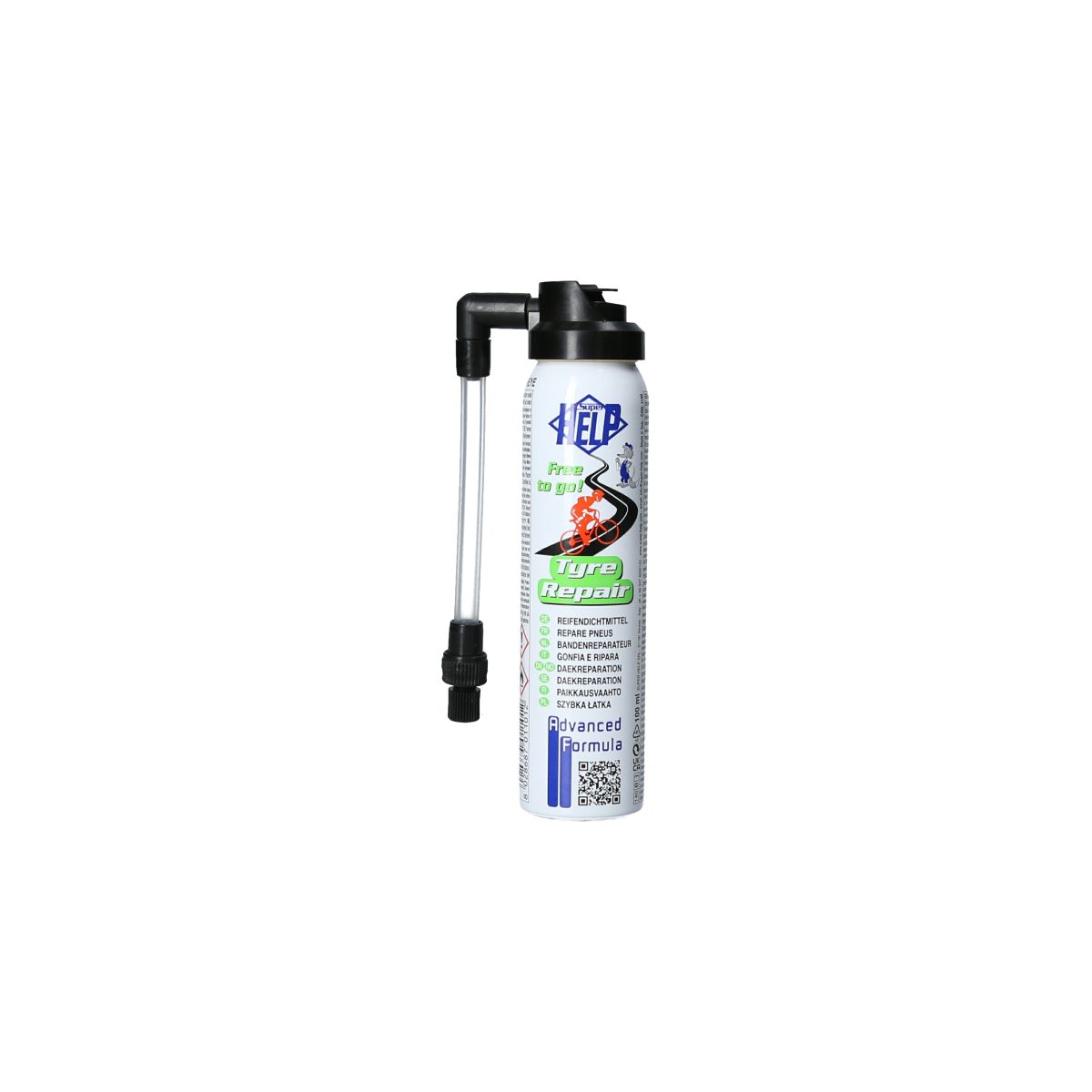 GENERICO - Inflador Y Reparador De Rueda De Bicicleta Super Help 100ml