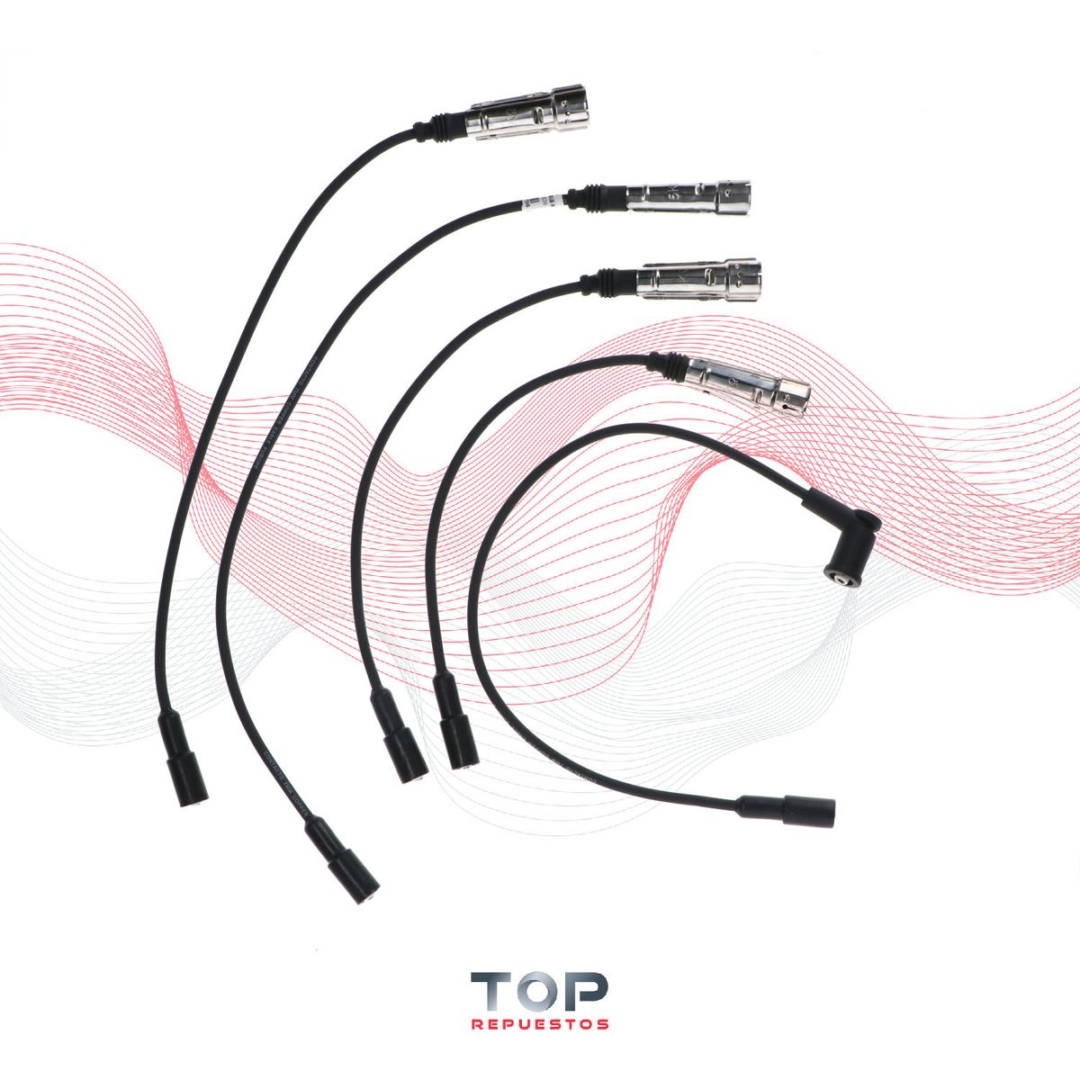GENERICO - Cables De Bujia Volkswagen Gol 1.6 8 Val 83/92