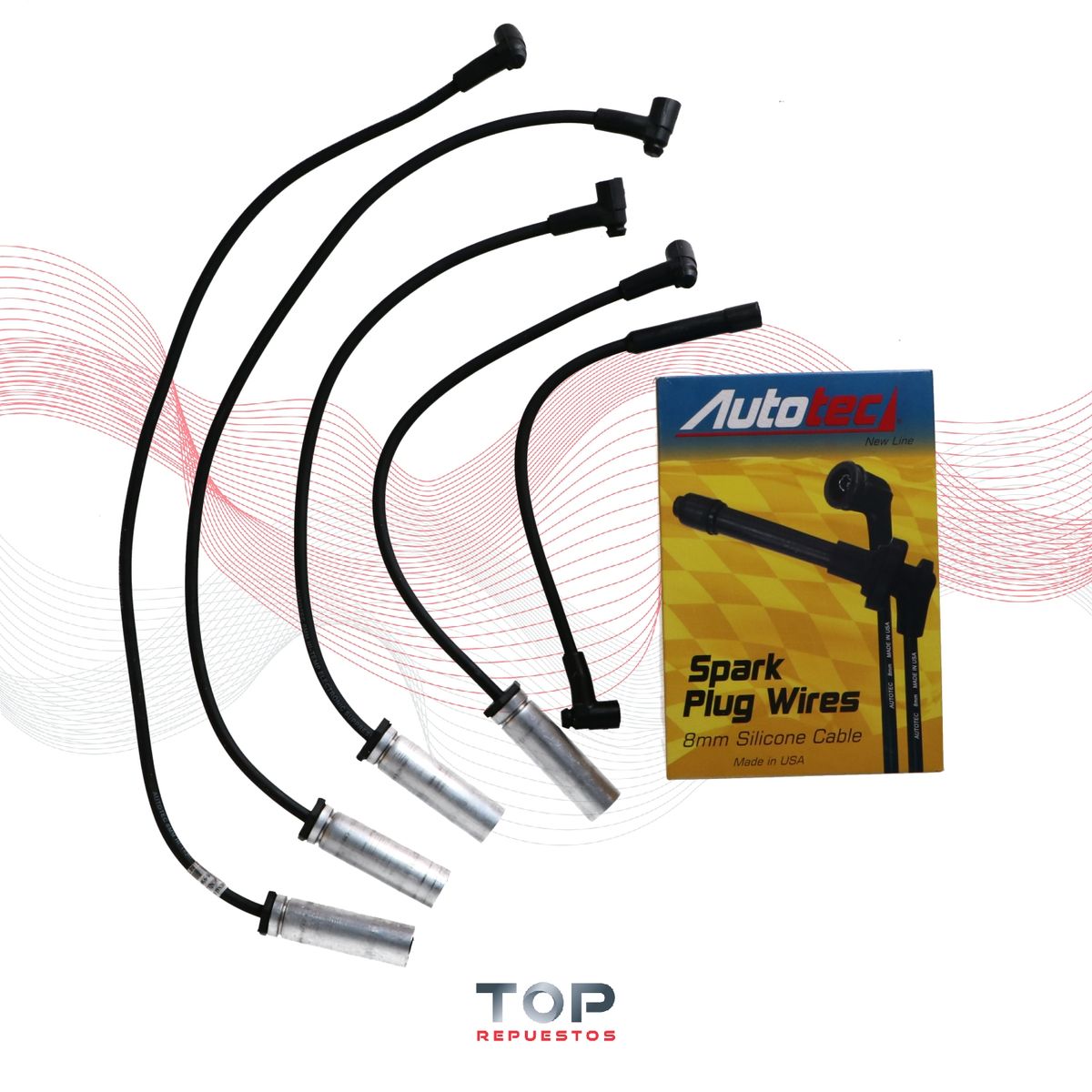 GENERICO - Cables De Bujia Chevrolet Monza 1.8 8 Val C18nz 77/97