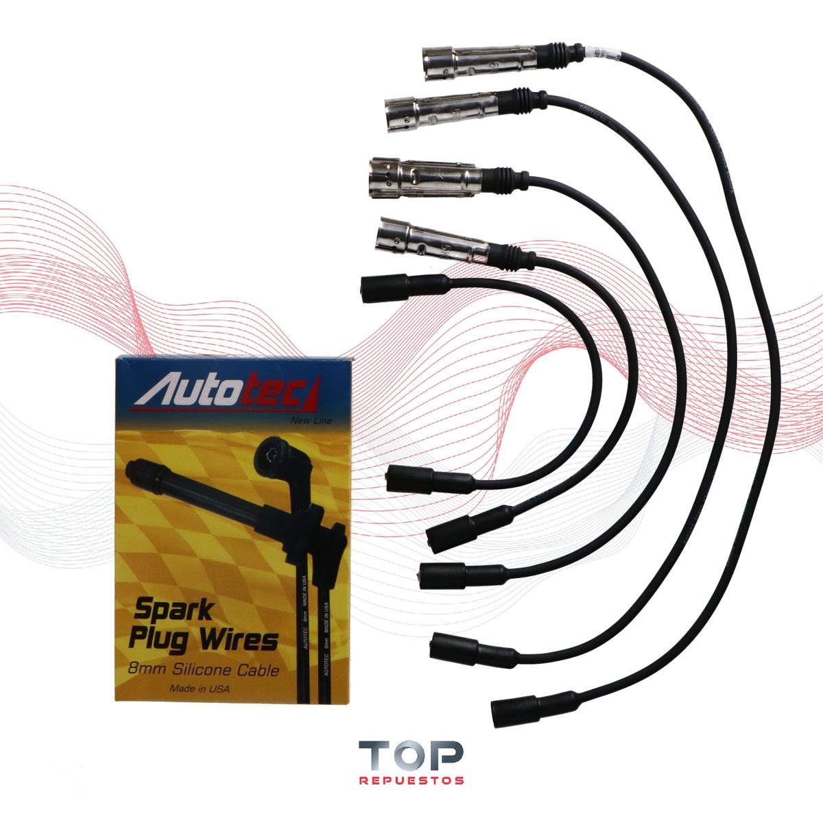 GENERICO - Cables De Bujia Volkswagen Golf 1.8 1p 88/91