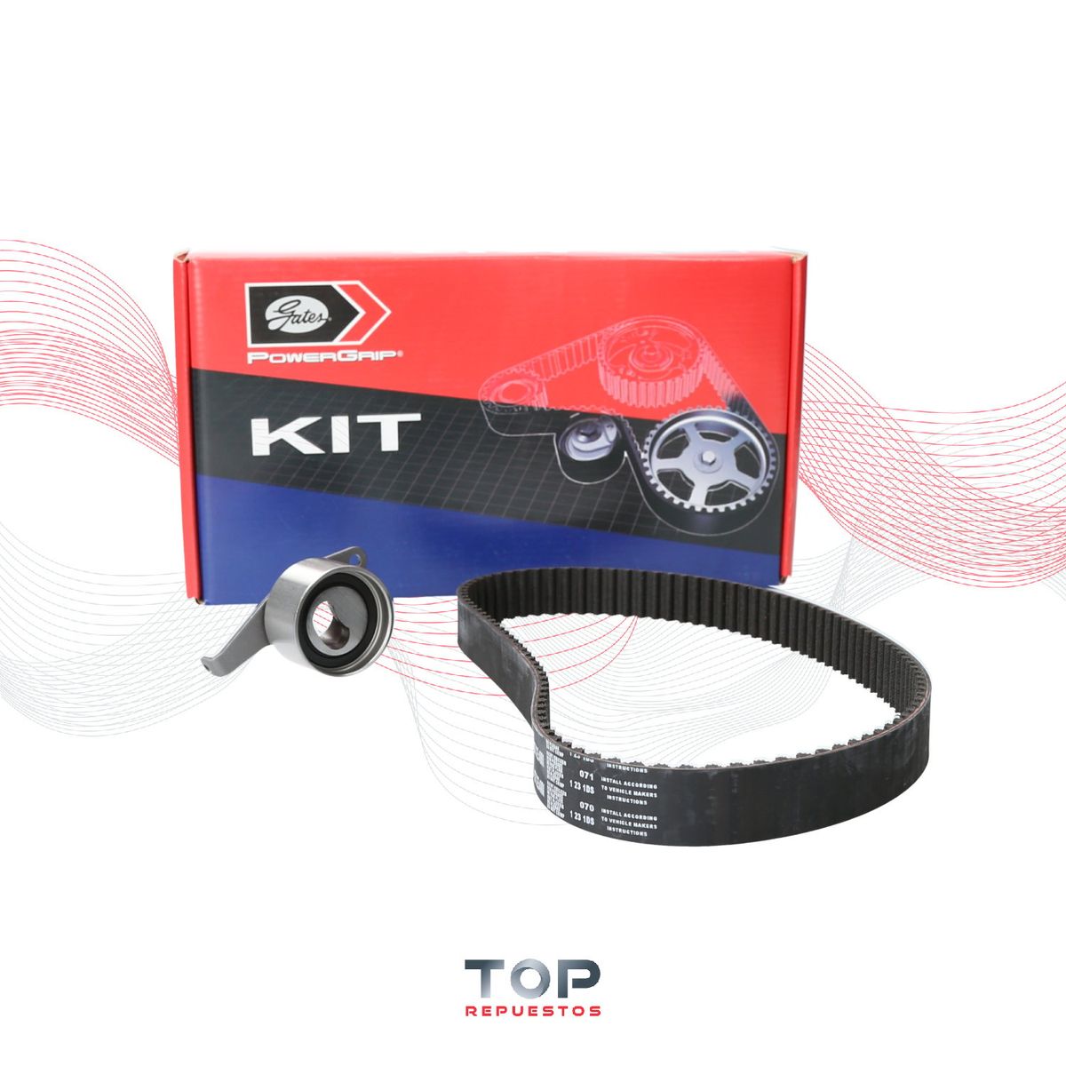 GATES - Kit Distribución Chery IQ 1.1 SQR472F 16 Val 2008/2014