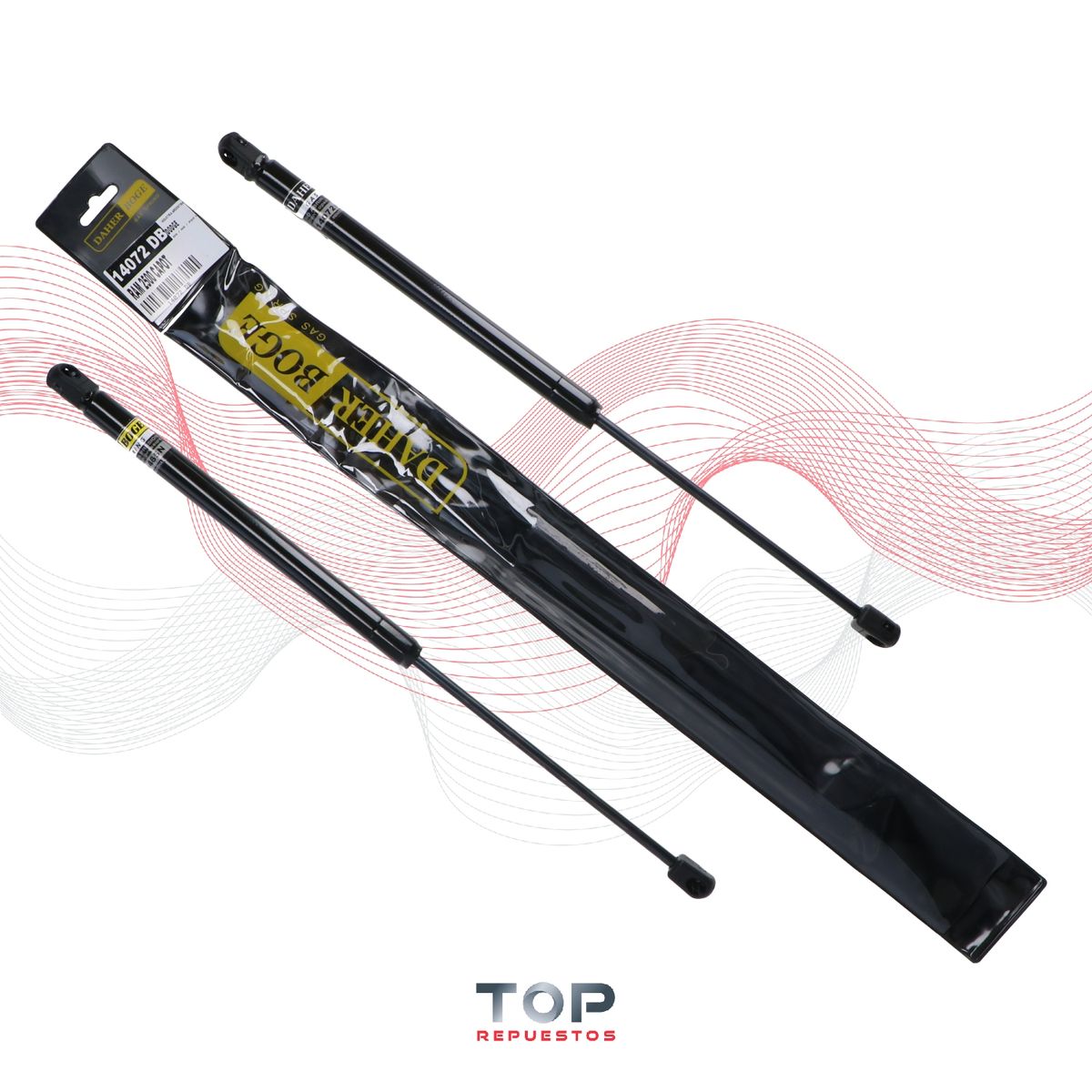 GENERICO - Par Amortiguadores Capot Dodge Ram 1500 2wd 04/07