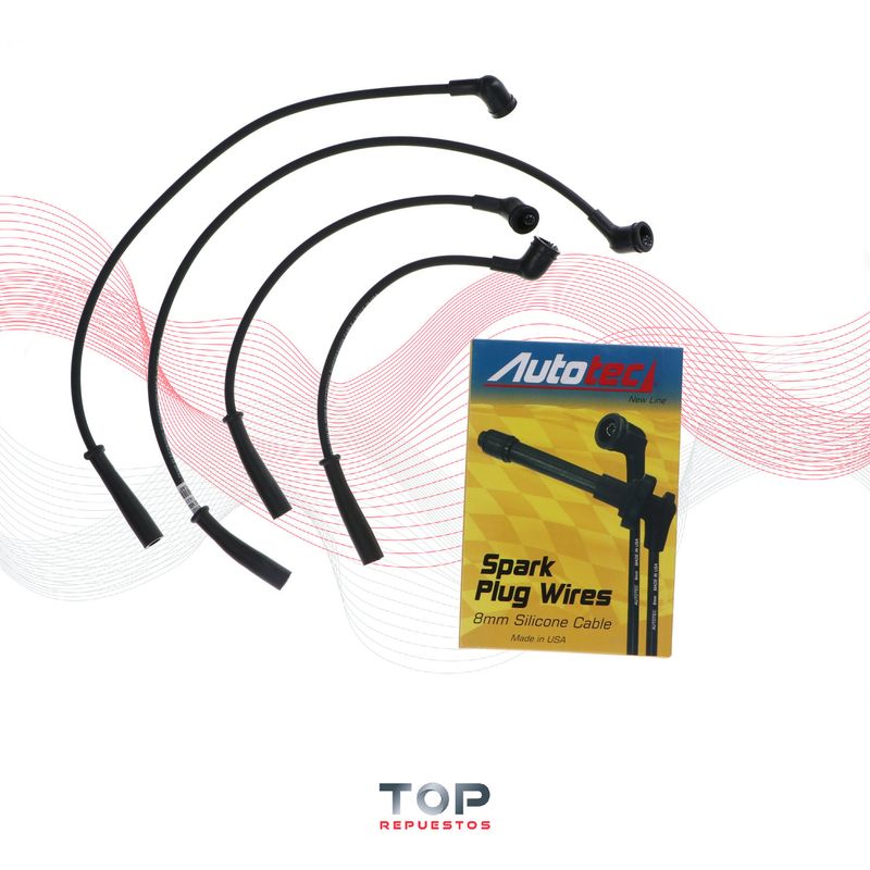 GENERICO - Cables De Bujia Kia Rio 1.3 8 Val B355 00/05