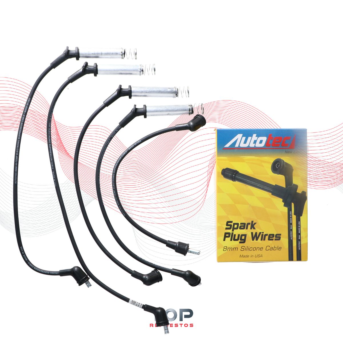 GENERICO - Cables De Bujia Chevrolet Monza 1.8 8 Val 87/97