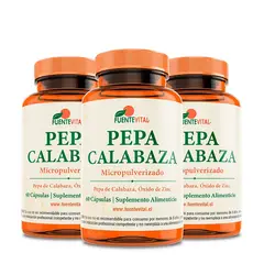 FUENTEVITAL - Pepa De Calabaza + Zinc Fv 180 Capsulas 3 Frascos 3x60 Caps