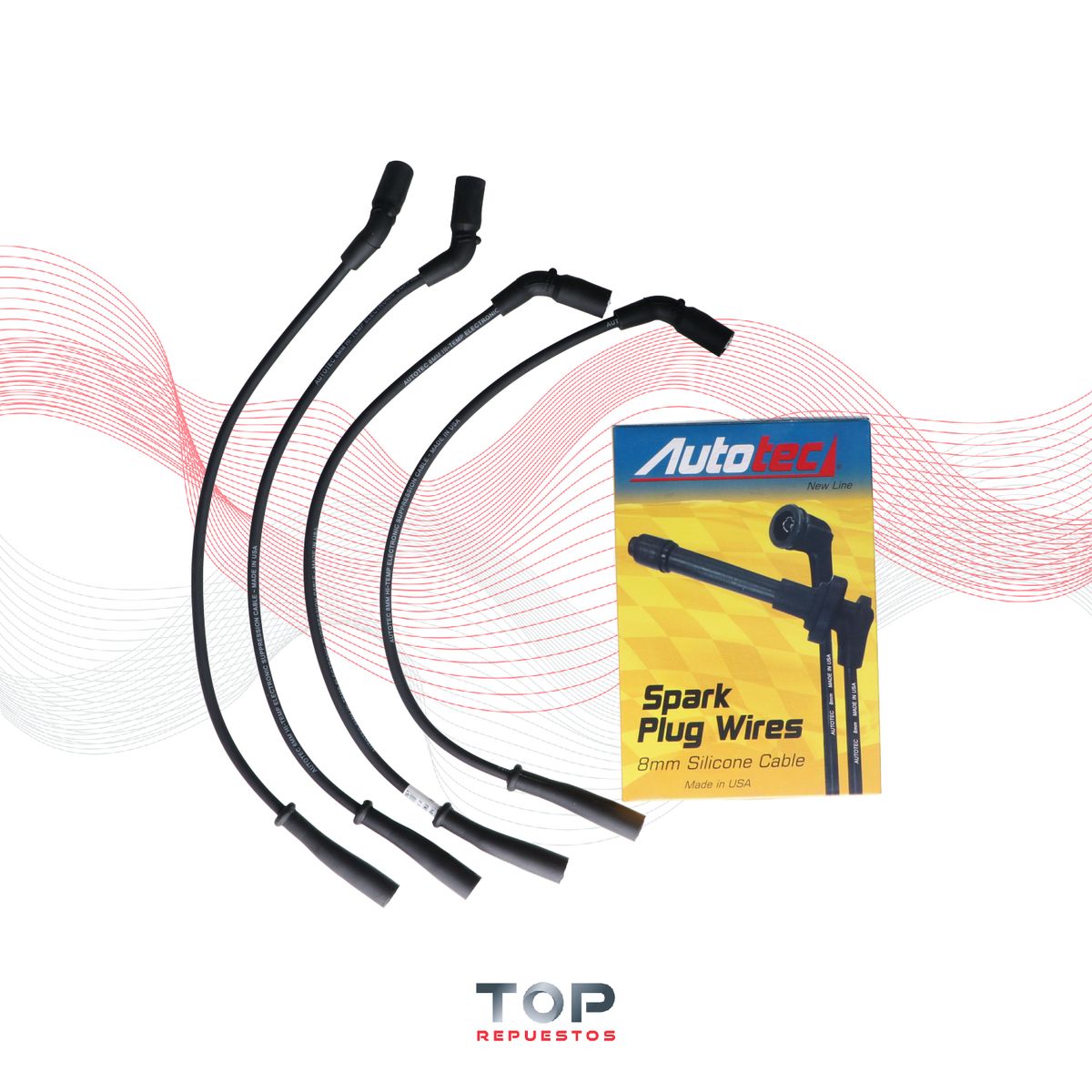 GENERICO - Cables De Bujia Hafei Lobo 1.0 8 Val 08/10