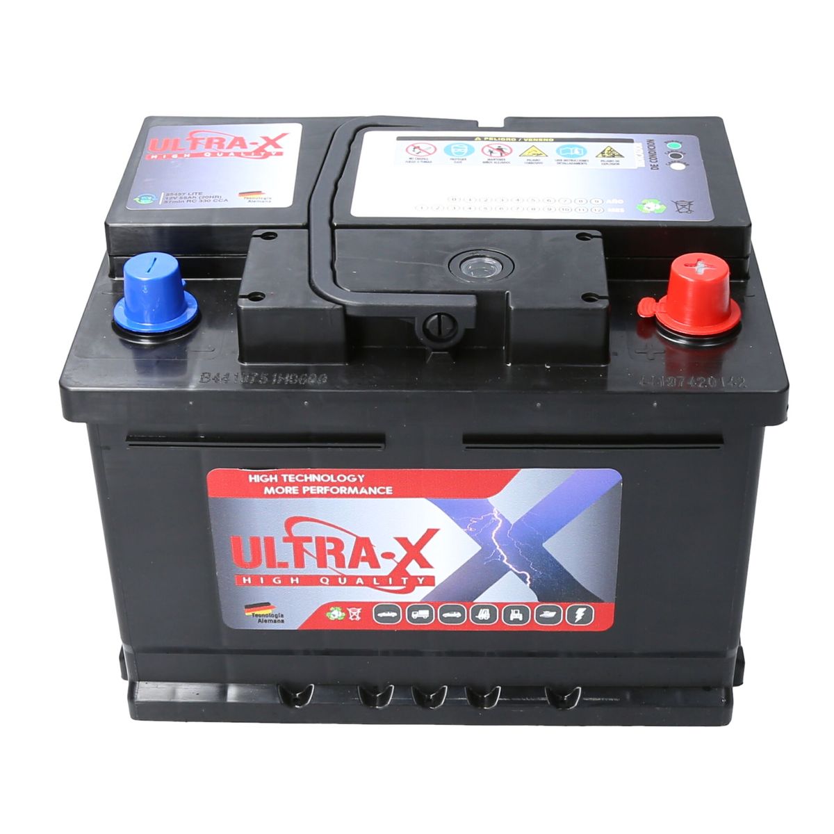 GENERICO - Bateria Ultra-x (55 Ah) 300 Cca. Terminal Std. Pol. Derecho