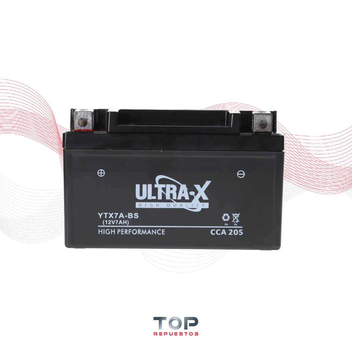 GENERICO - Bateria Ytx7a-bs Para Motos 12 V 7 Ah
