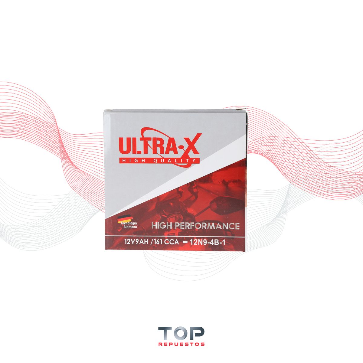 GENERICO - Bateria 12n9-4b-1 Para Motos 12 V 9 Ah