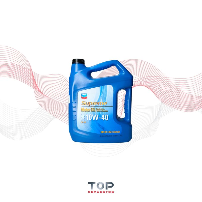 GENERICO - Aceite Chevron Supreme Mo 10w40 Sn 4 Lts