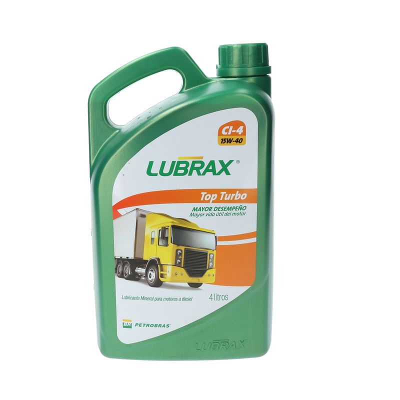 LUBRAX - Aceite 15w40 Ci Lubrax Top Turbo 4lt Mineral Diesel