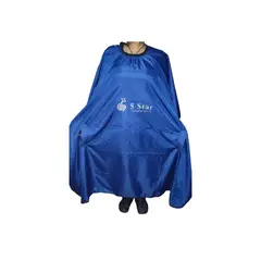 GENERICO - Capa Corte Tintura Peinador 5 STAR Peluquería Profesional AZUL