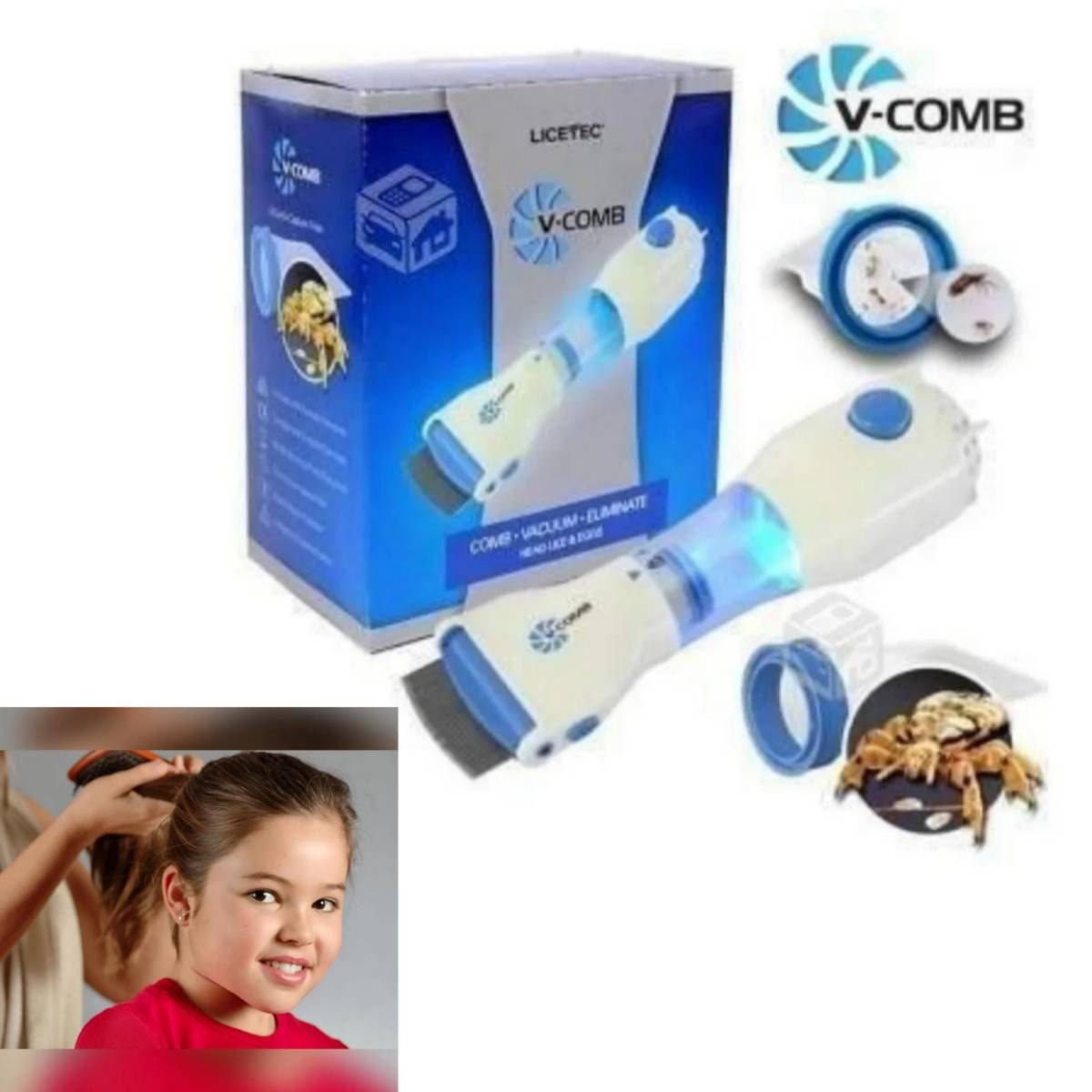 UNIVERSAL - ASPIRADORA DE PIOJOS