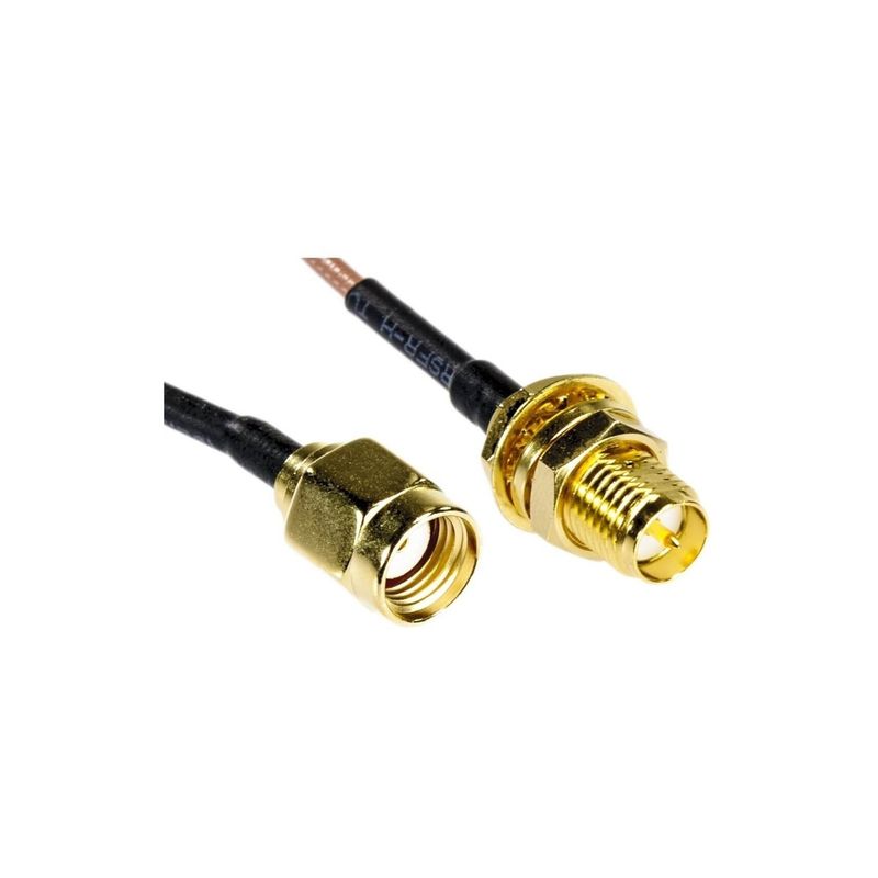 GENERICO - Cable Pigtail Extension Rp Sma M H 10mts Calidad GENERICO