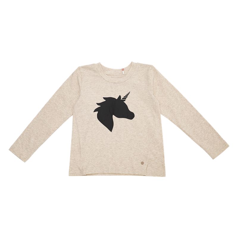 PILLIN - Polera Niña M/L Estampada Blanco Pillin PILLIN