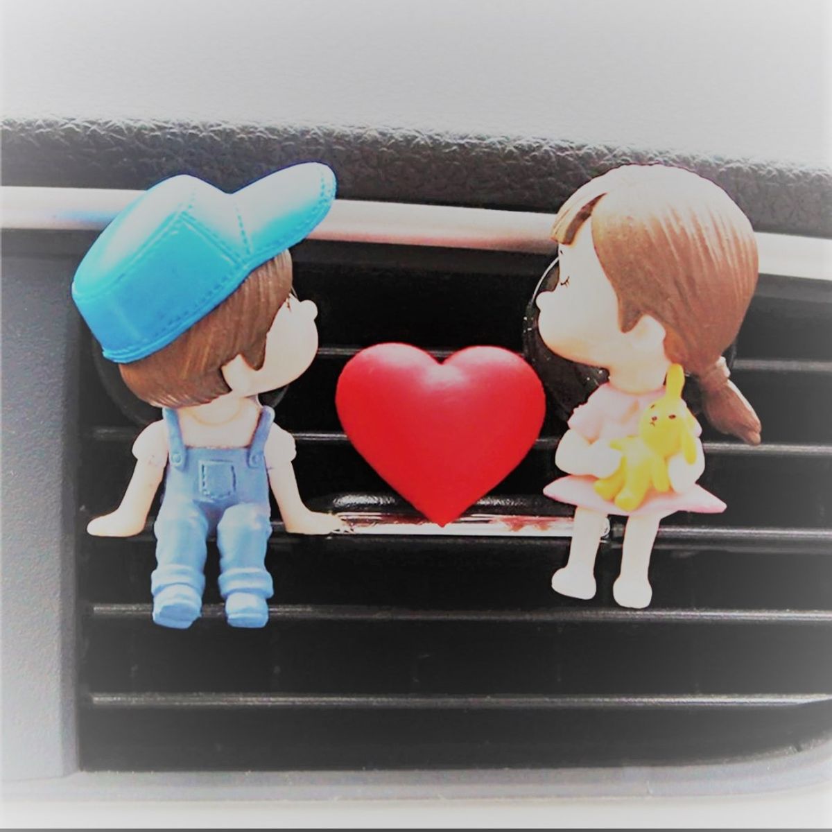 GENERICO - Aromatizador De Auto  Vehiculo Enamorados Bello Y Novedoso