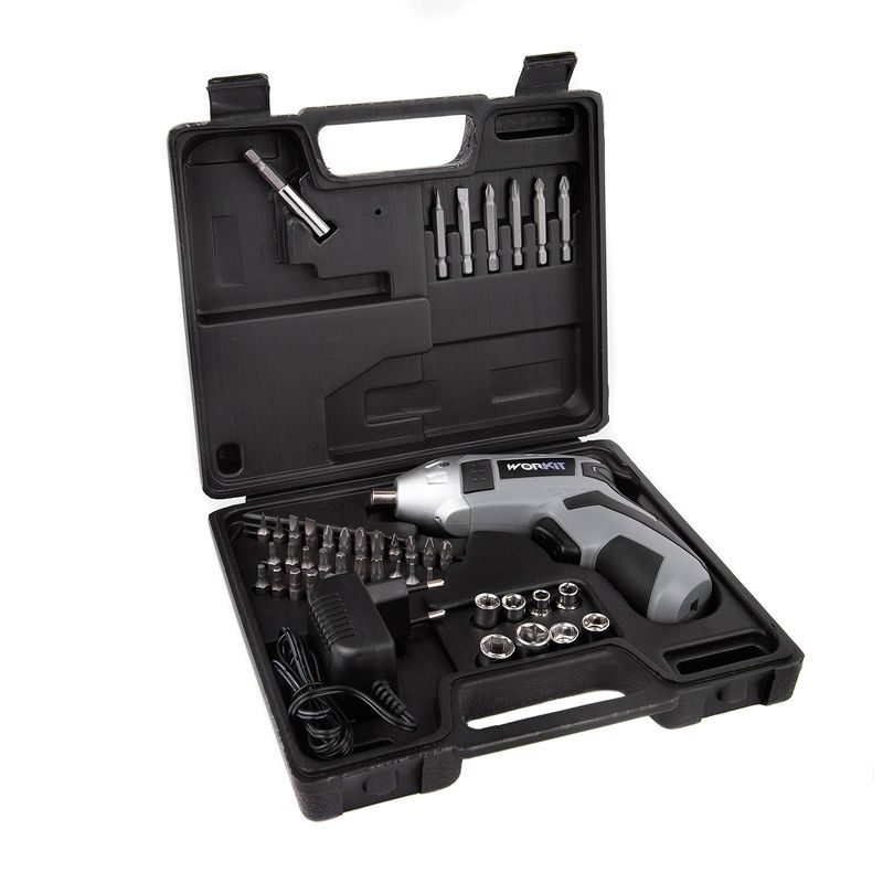NIBIO - Destornillador Inalambrico Workit T10 + 43 Accesorios