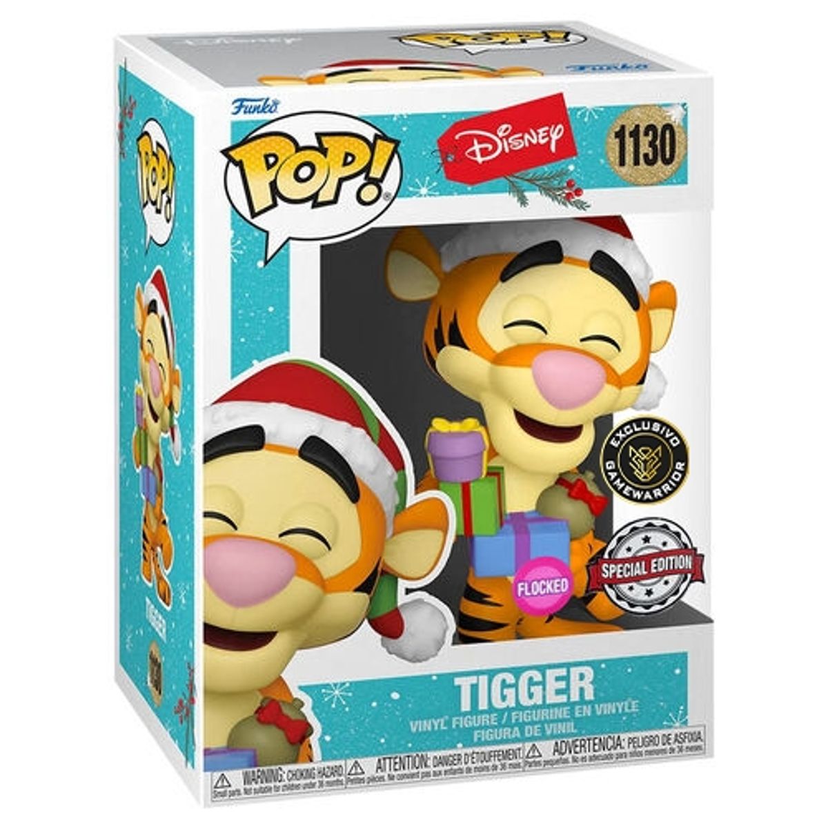 FUNKO - Funko POP - DISNEY TIGGER FLOKED 1130 ESPECIAL EXCLUSIVO