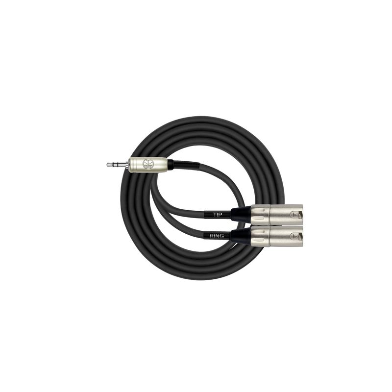KIRLIN - Cable Y Miniplug-2Xlr Macho 1.5M Y-370Pr-1.5 KIRLIN