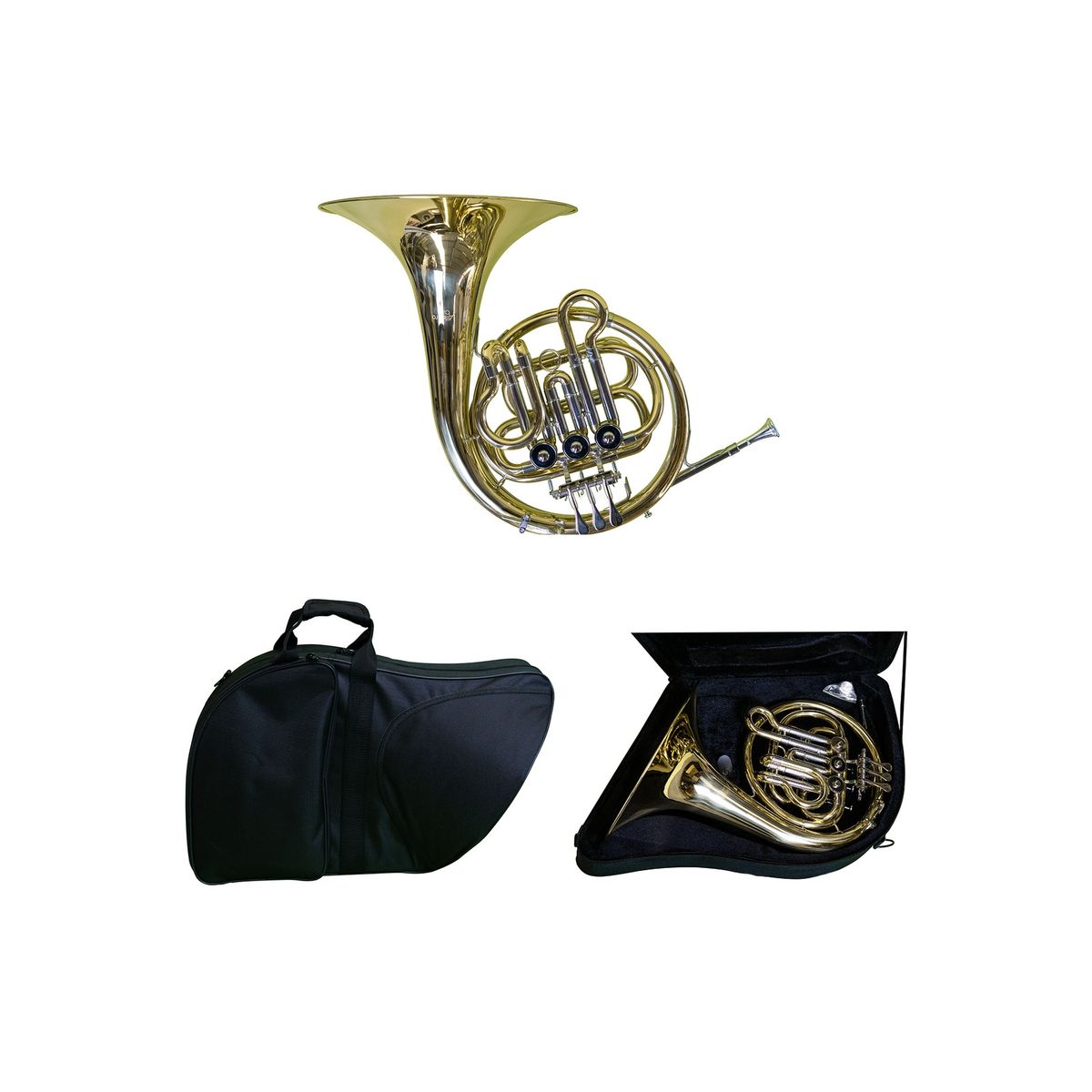 ALLEGRO - Corno Francés Dorado Allegro 3 Llaves Bb All7742L