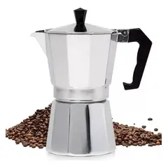 GENERICO - Cafetera Italiana 6 Tazas Cafetera Portatil Grecas Vaca