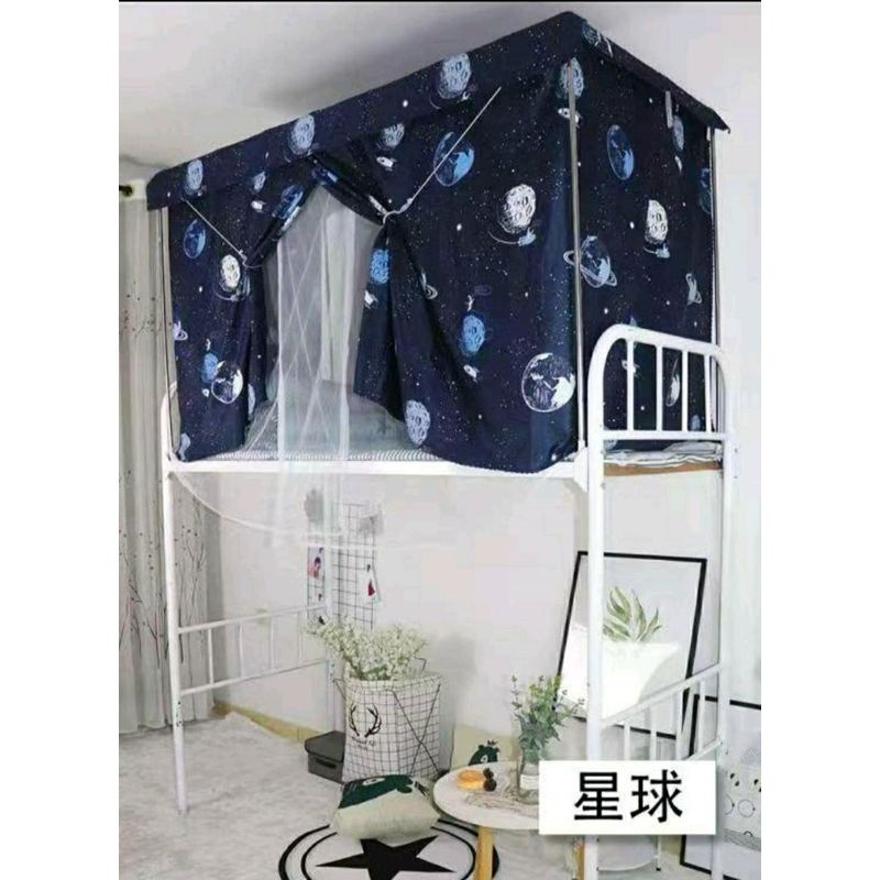 GENERICO - Toldo entretenido tipo carpa  para cama infantil Planetas