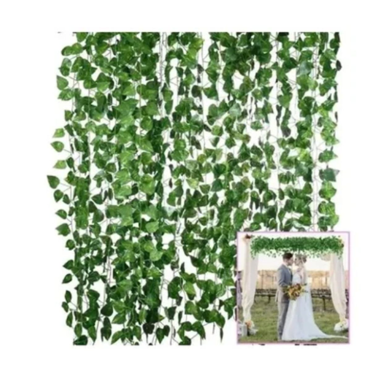 OFERTABKN - Planta Artificial Enrredadera 12 Tiras 210cm Decoración
