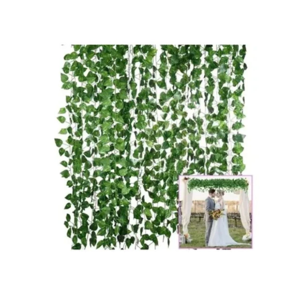 OFERTABKN - Planta Artificial Enrredadera 12 Tiras 210cm Decoración