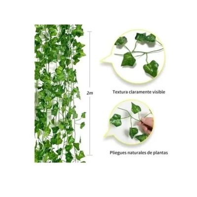 Imagen 2 del producto Planta Artificial Enrredadera 12 Tiras 210cm Decoración