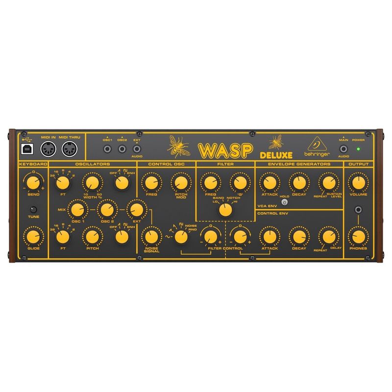 BEHRINGER - Sintetizador Analógico Behringer Wasp Deluxe
