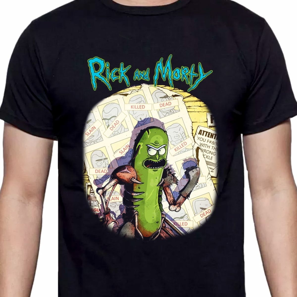 GENERICO - Rick And Morty - Pickle Rick - Polera