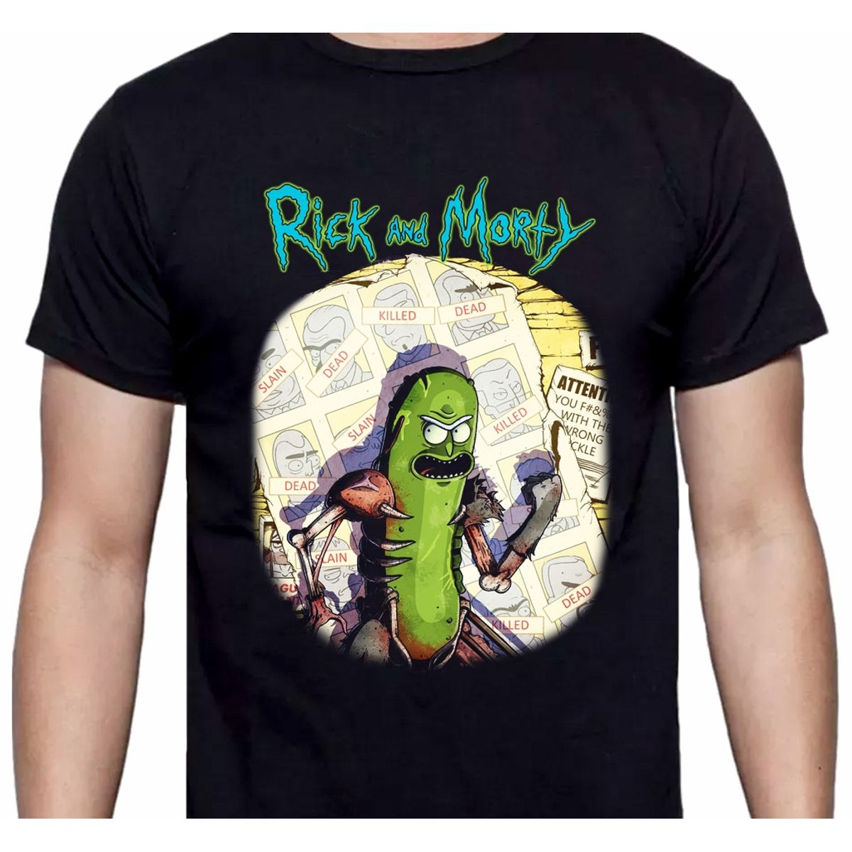 GENERICO - Rick And Morty - Pickle Rick - Polera