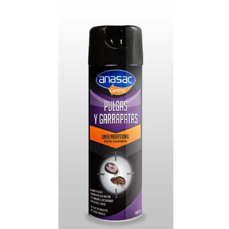ANASAC - Insecticida Aerosol Pulgas Y Garrapatas Anasac 400 Cc