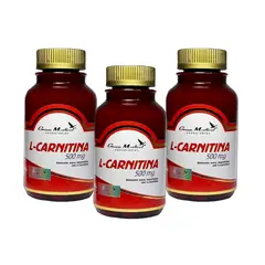 GREEN MEDICAL - L Carnitina Pura Gm 3 Frascos 3x90 270 Capsulas