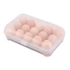 GENERICO - Organizador De Huevos Caja Para 15 Unidades Huevera