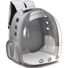 GENERICO - Mochila transportadora para mascotas tamaño COLOR Gris
