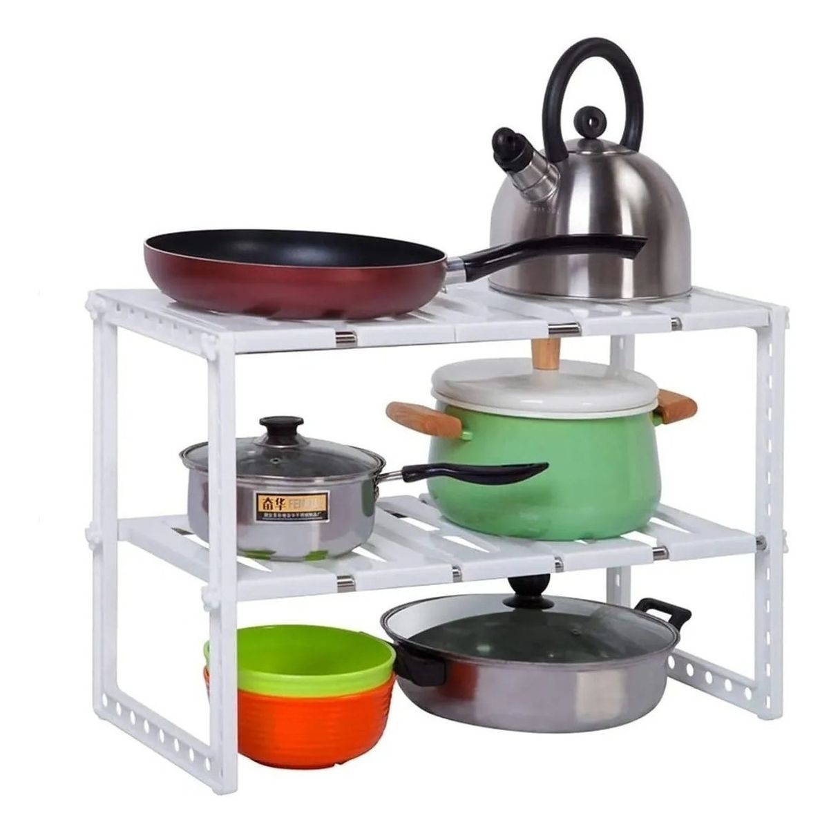 GENERICO - Estante Ajustable Organizador Multiuso Cocina Baño