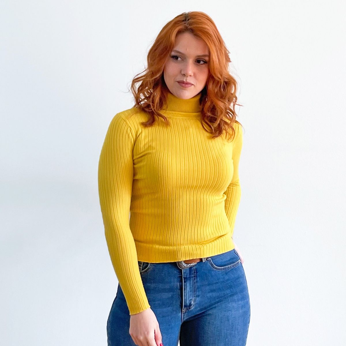 HIPSY - Sweater beatle básico mujer diseño Milán