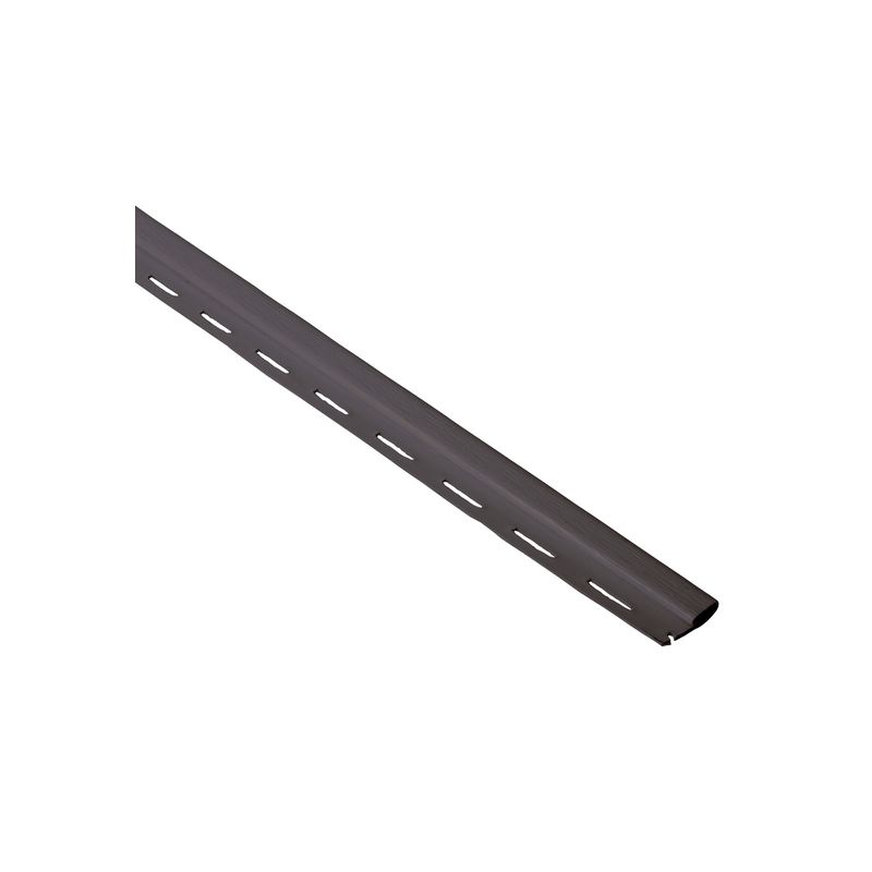 DVP - Perfil Terminal Siding Pvc 3,8mts Antracita Dvp