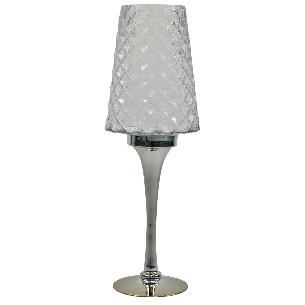 MALLORCA - Portavela Decorativo Berna Plus Silver