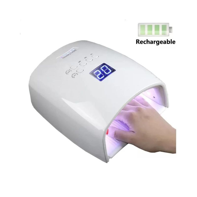 BLUUM - Lampara Inalámbrica Recargable Uvled 48W Secado de Uñas