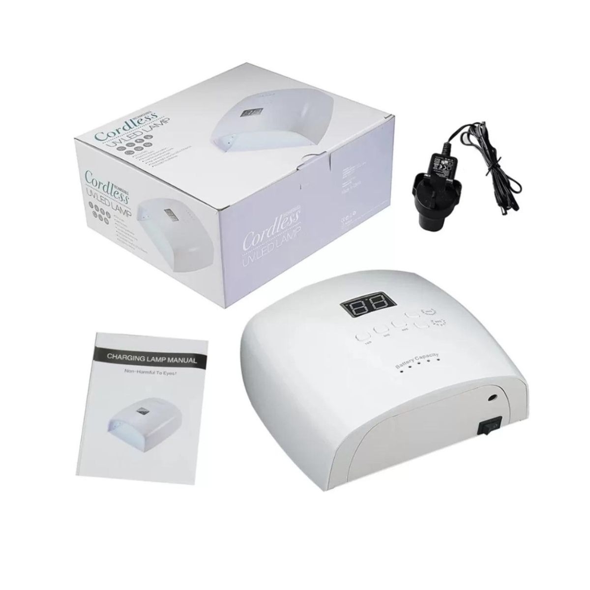 BLUUM - Lampara Inalámbrica Recargable Uvled 48W Secado de Uñas