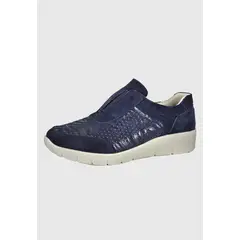 DEGAS - Zapatilla Cuero Mercuria Azul