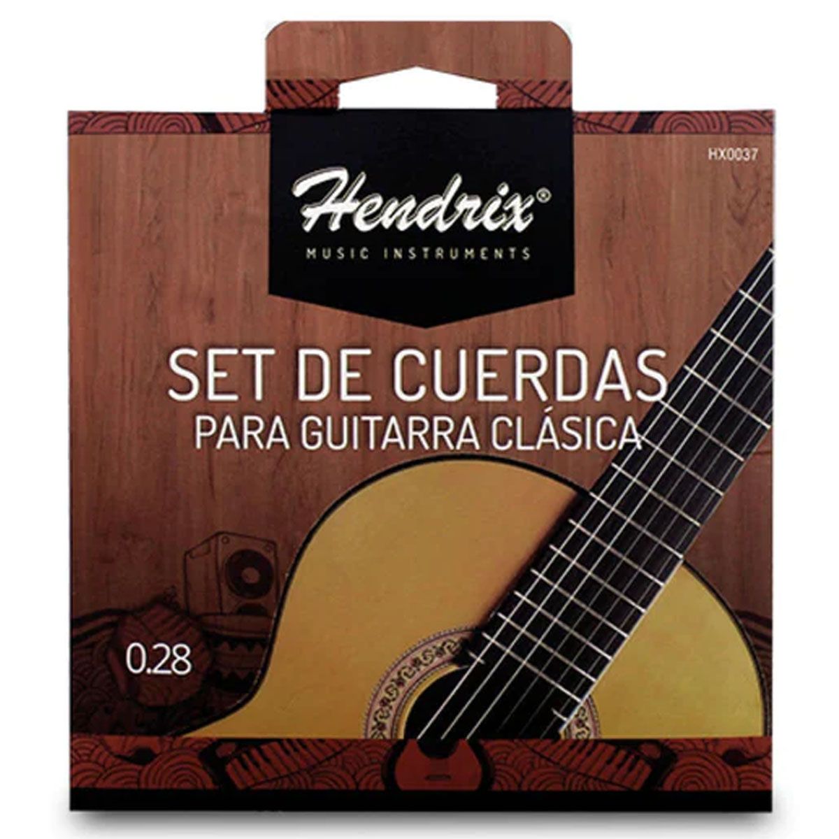 HENDRIX - Set de Cuerdas Para Guitarra Clásica Hendrix 0.28 HX0037