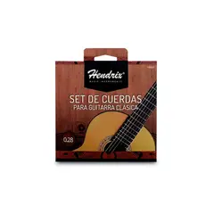 HENDRIX - Set de Cuerdas Para Guitarra Clásica 0.28 HX0037