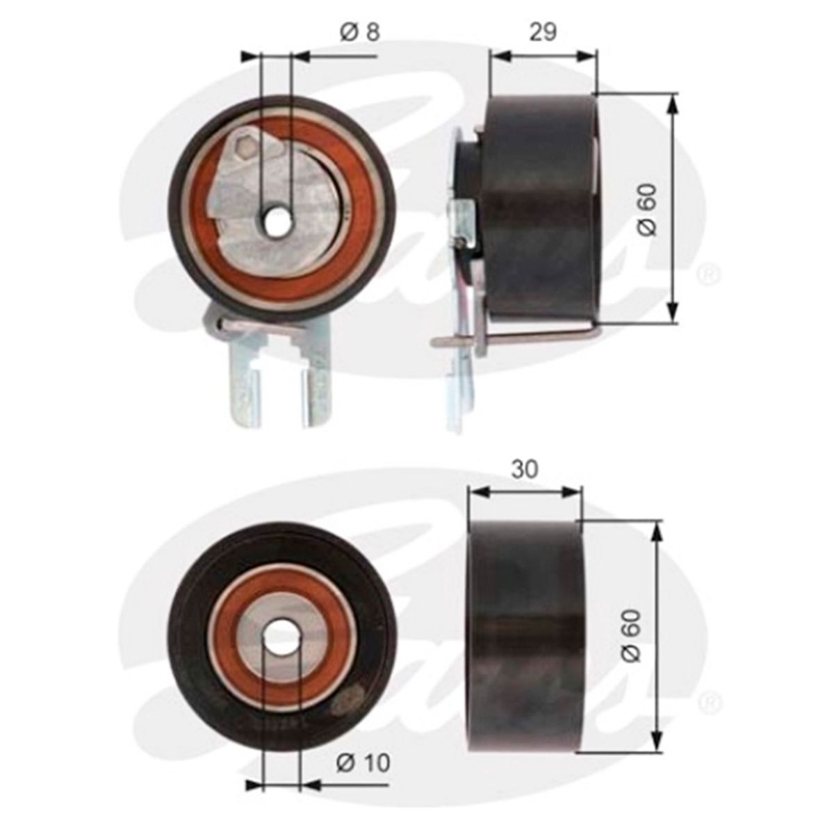 GATES - Gates Kit Distribucion Mazda 3 1.6 Y601 Diesel 04/09
